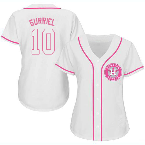 Baseball Jersey Houston Astros Yuli Gurriel White Fashion Stitched Jerseys