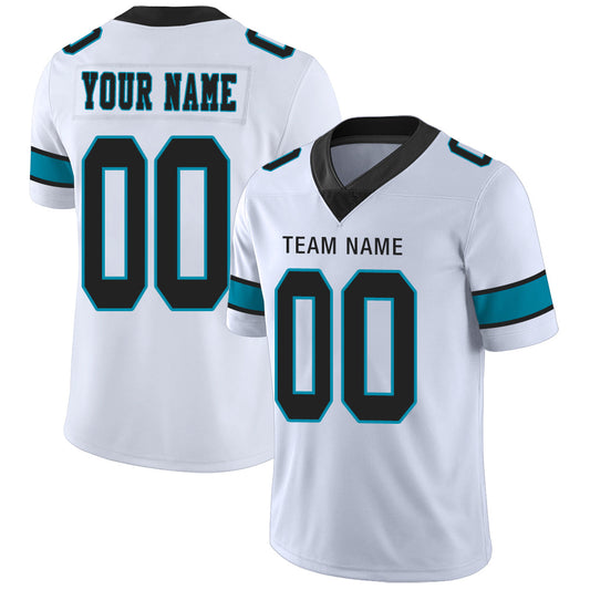 Custom C.Panther Stitched American Football Jerseys Personalize Birthday Gifts White Jersey