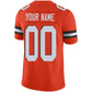 Custom C.Brown Stitched American Football Jerseys Personalize Birthday Gifts Orange Jersey
