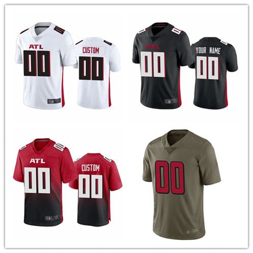 Atlanta Falcons NFL Custom Name And Number Baseball Jersey Shirt