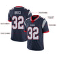 Custom NE.Patriots Stitched American Football Jerseys Personalize Birthday Gifts Navy Jersey