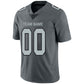Custom L.Raiders  Stitched American Football Jerseys Personalize Birthday Gifts Grey Jersey