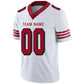 Custom SF.49ers Stitched American Football Jerseys Personalize Birthday Gifts White Jersey